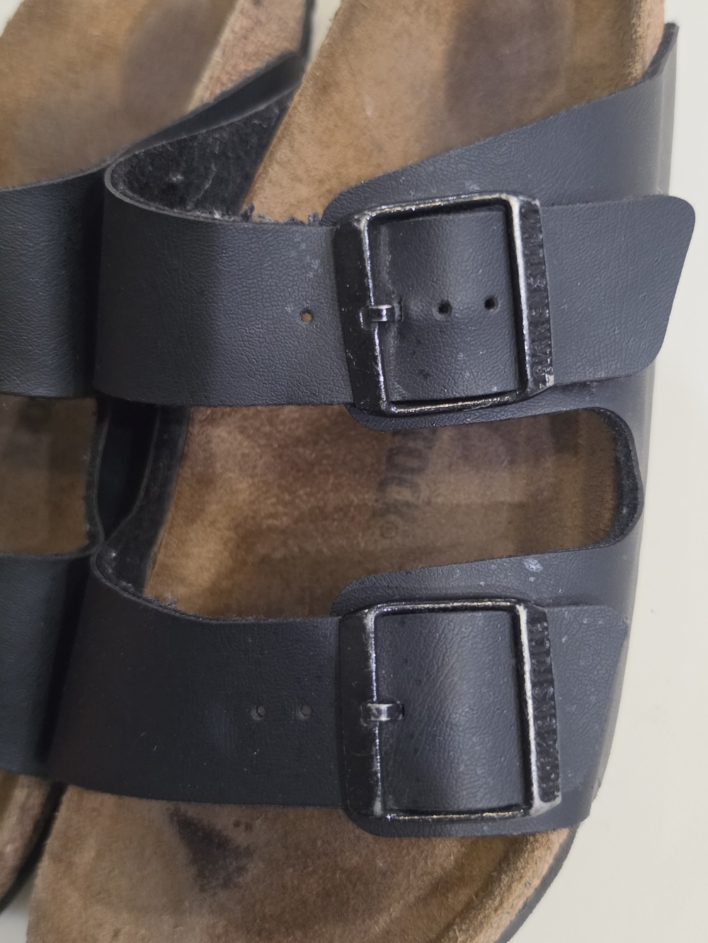 Birkenstock Black Two-Strap Sandals with Buckles Size 42 - Picture 5 of 10